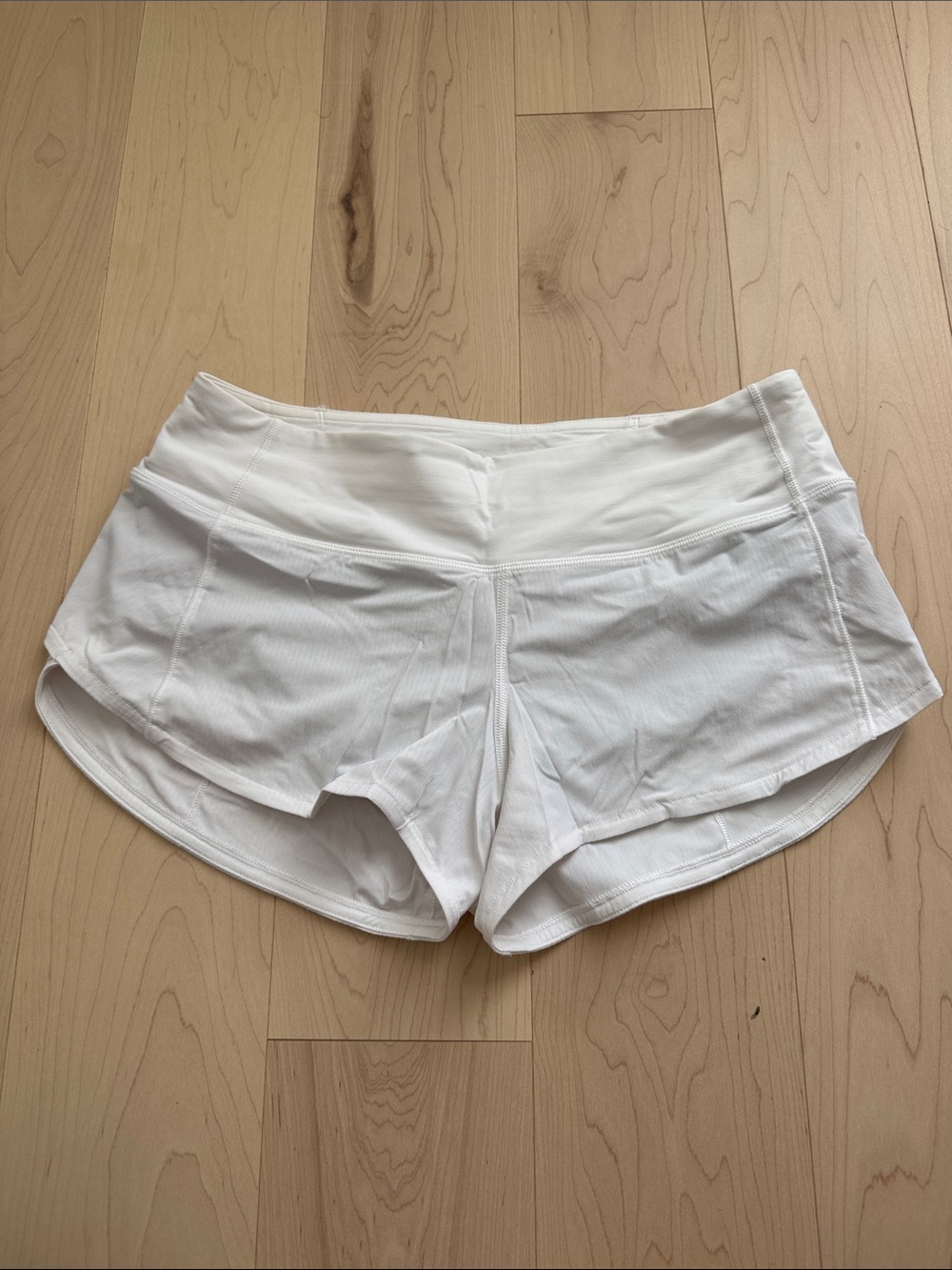 Lululemon Speed Up Shorts 2.5” White